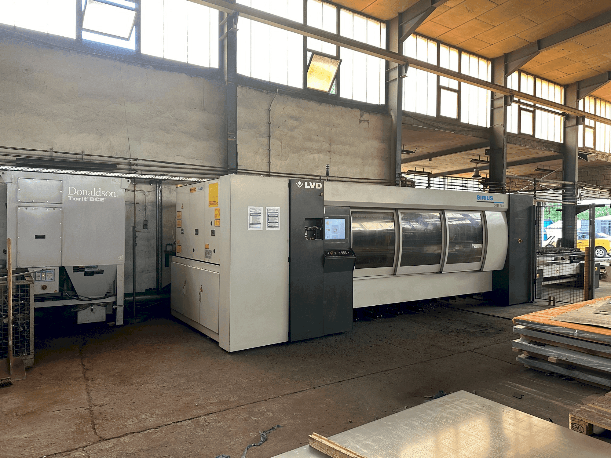 LVD Sirius 3015 PLUS Mašinos vaizdas iš priekio
