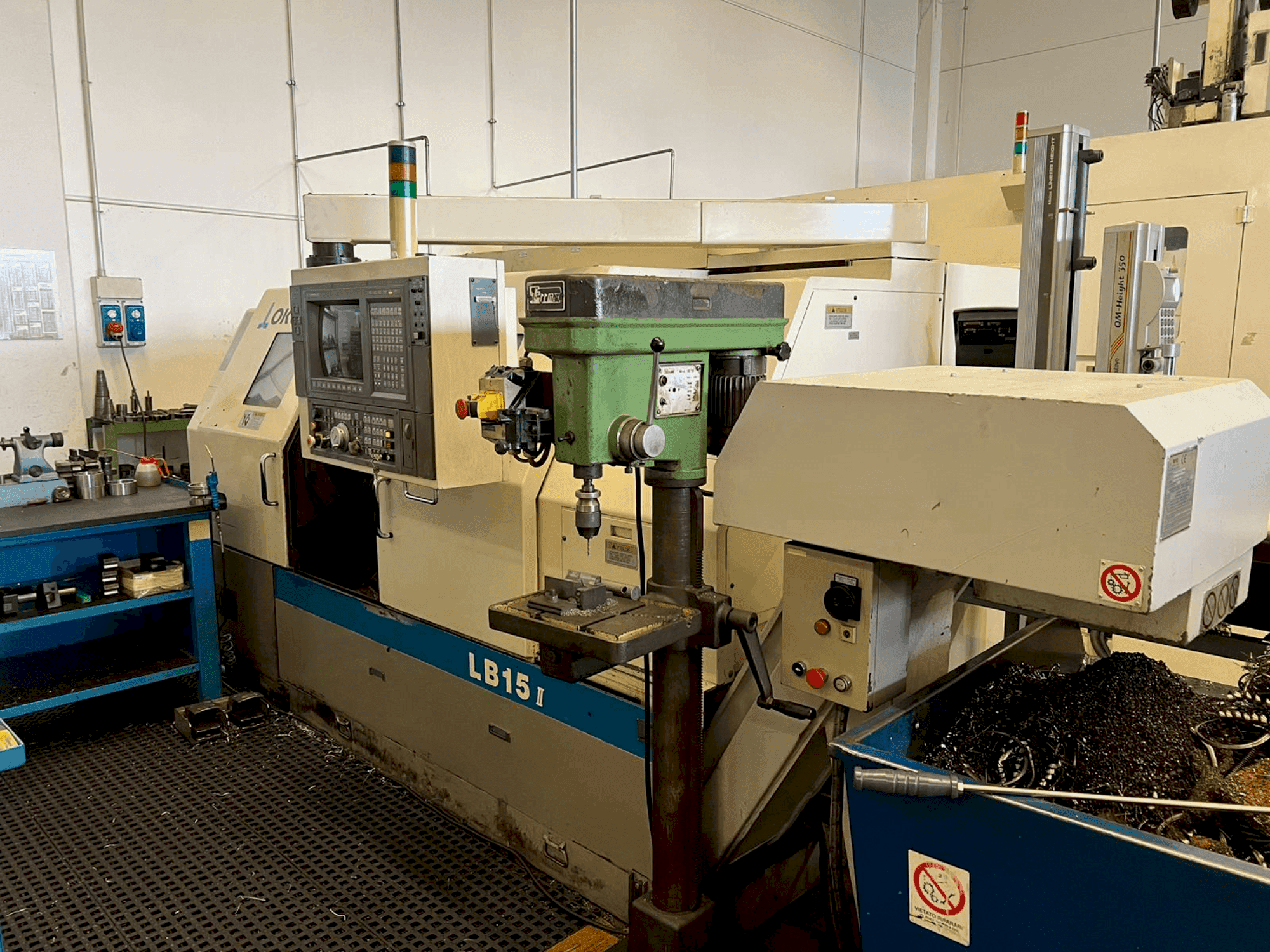 Okuma LB15-II Mašinos vaizdas iš priekio