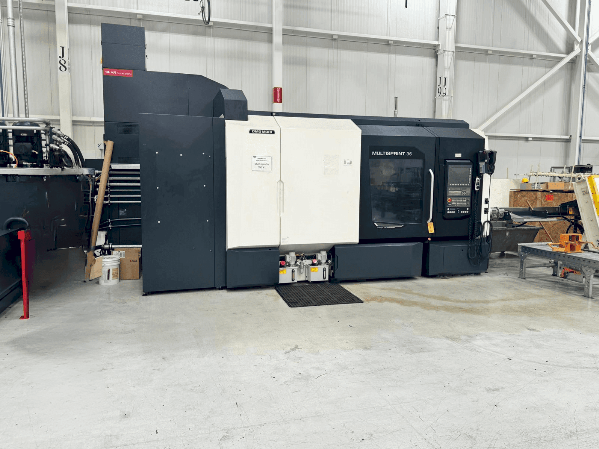 DMG MORI Multisprint 36 Mašinos vaizdas iš priekio