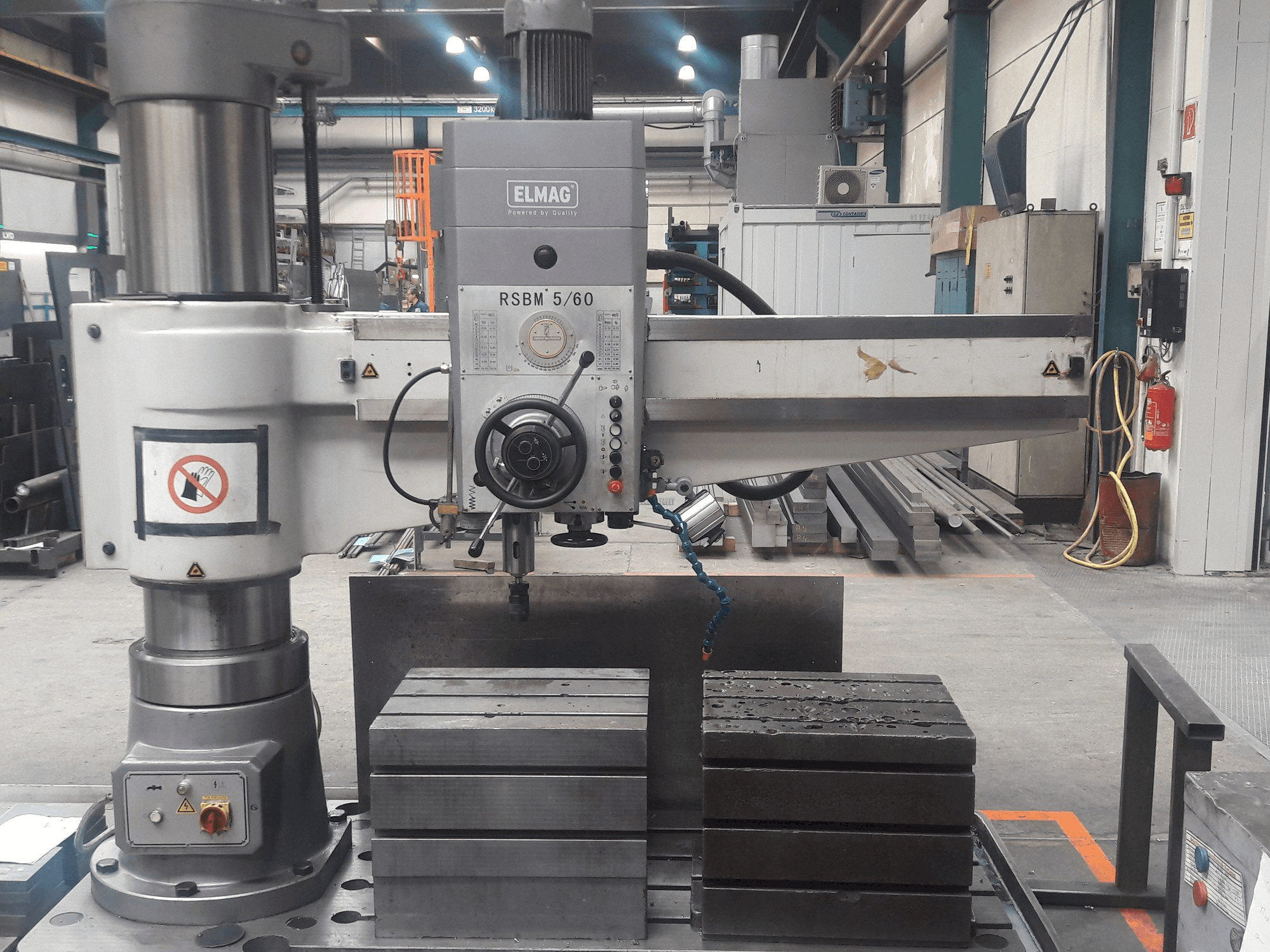 ELMAG RSBM 5/60 Mašinos vaizdas iš priekio