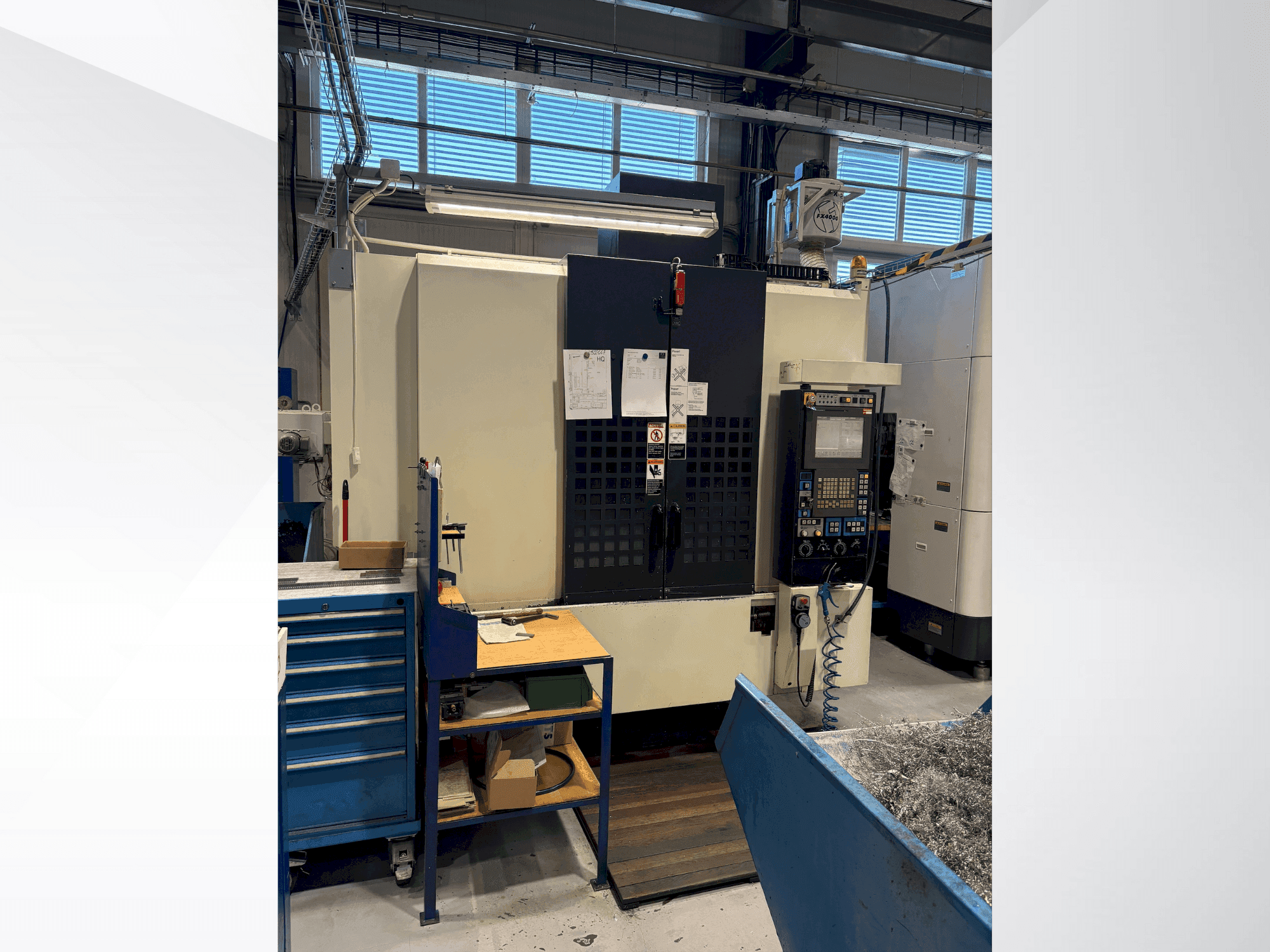 Makino S56 Mašinos vaizdas iš priekio