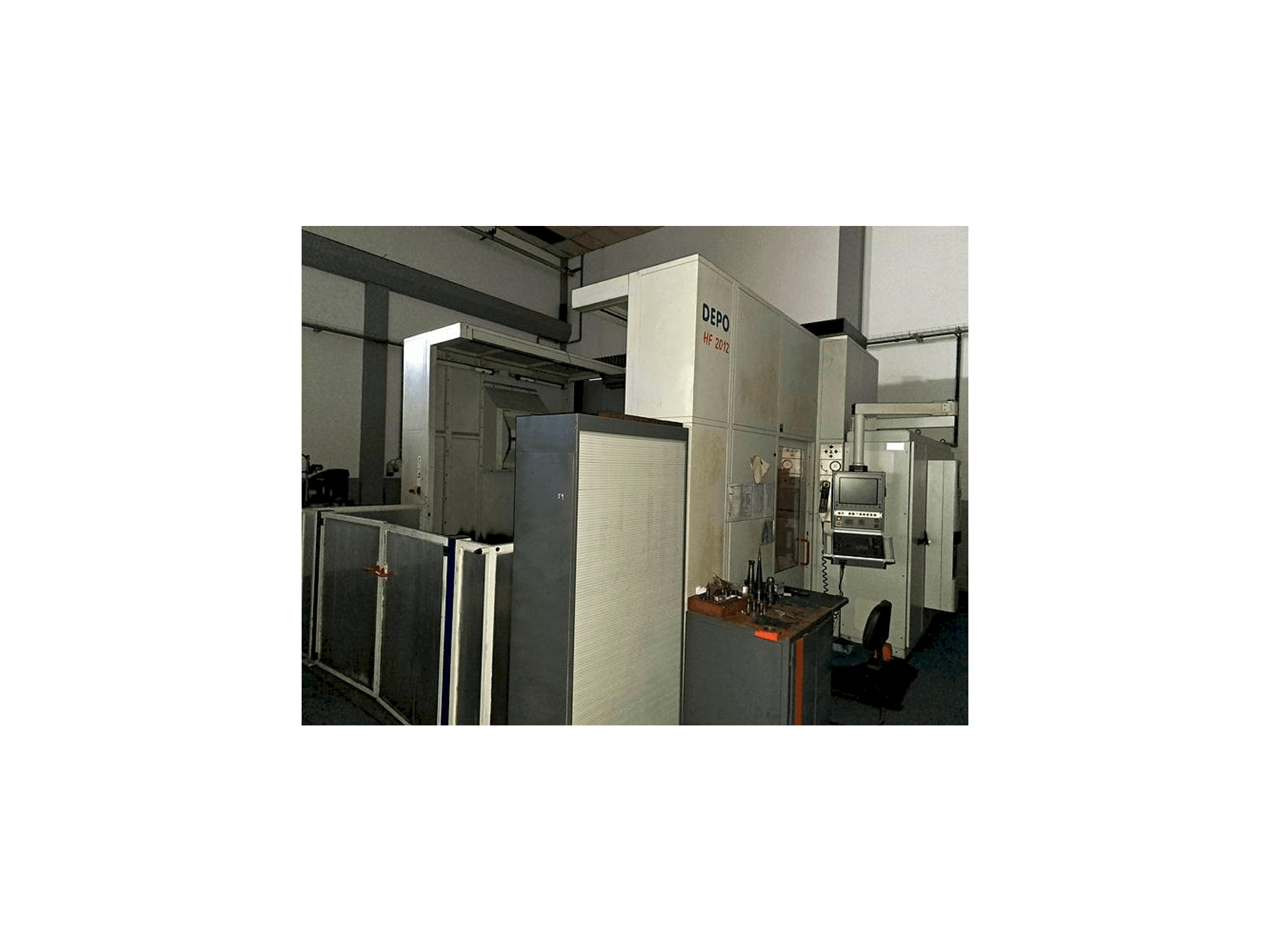 DEPO HP Mašinos vaizdas iš priekio