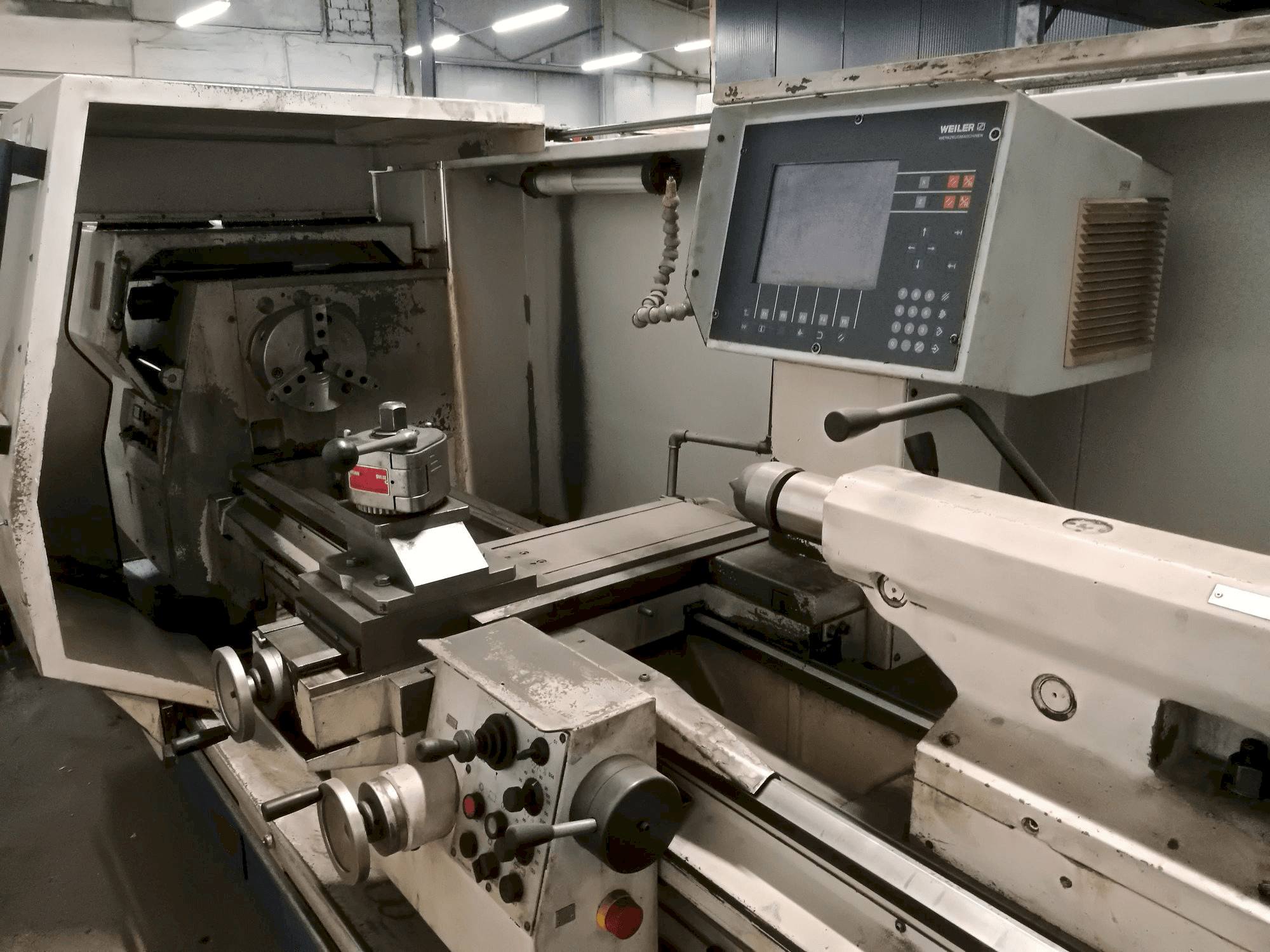 Weiler E50/2 Mašinos vaizdas iš priekio