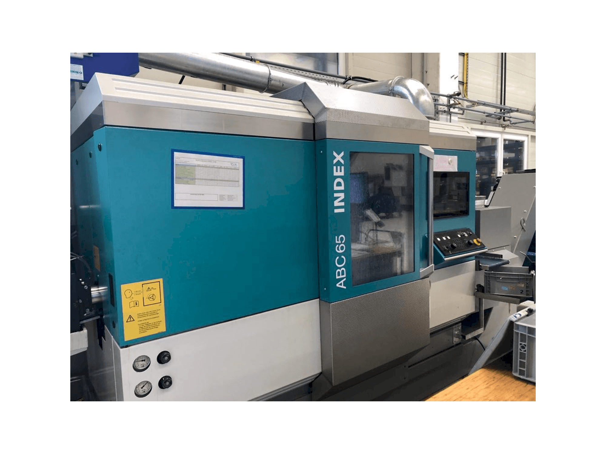 Index ABC65 Mašinos vaizdas iš priekio