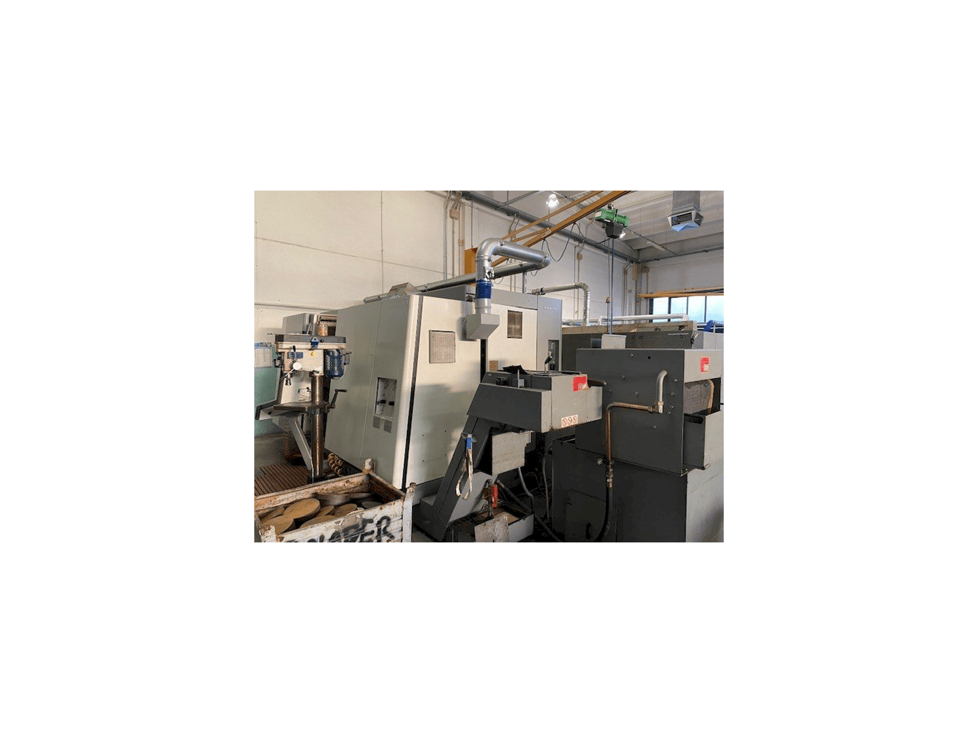 Gildemeister GMX200 Mašinos vaizdas iš priekio