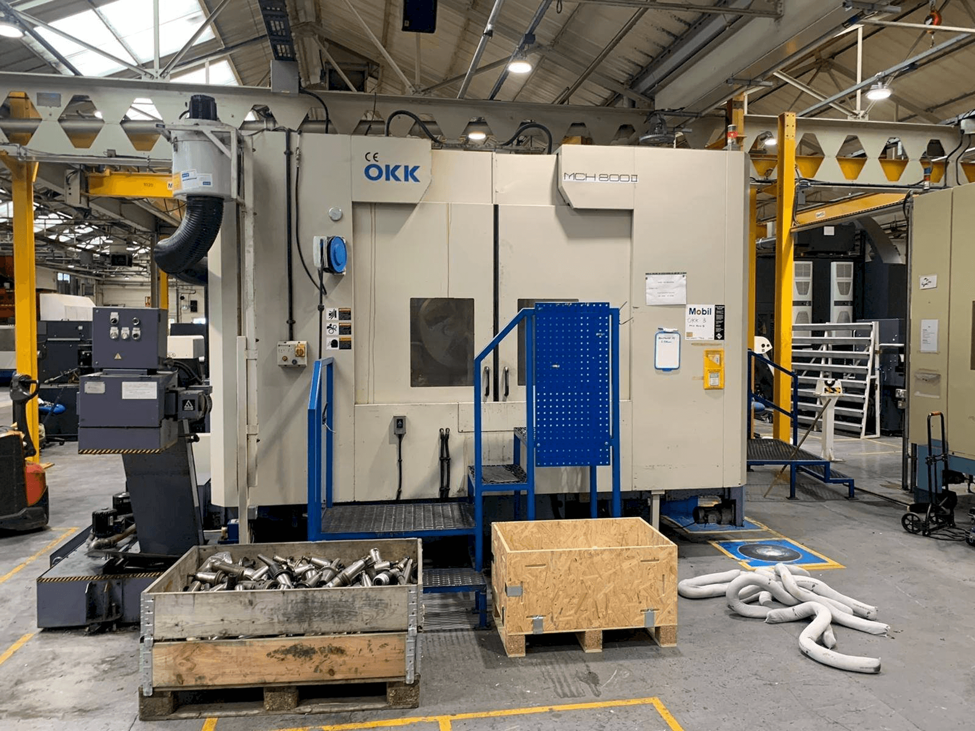 OKK MCH 800II Mašinos vaizdas iš priekio