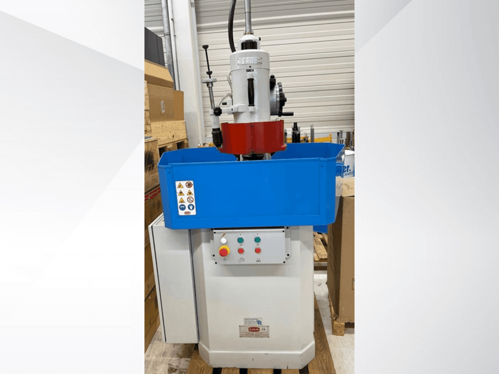 O.M.N. SPR 600x300 Mašinos vaizdas iš priekio
