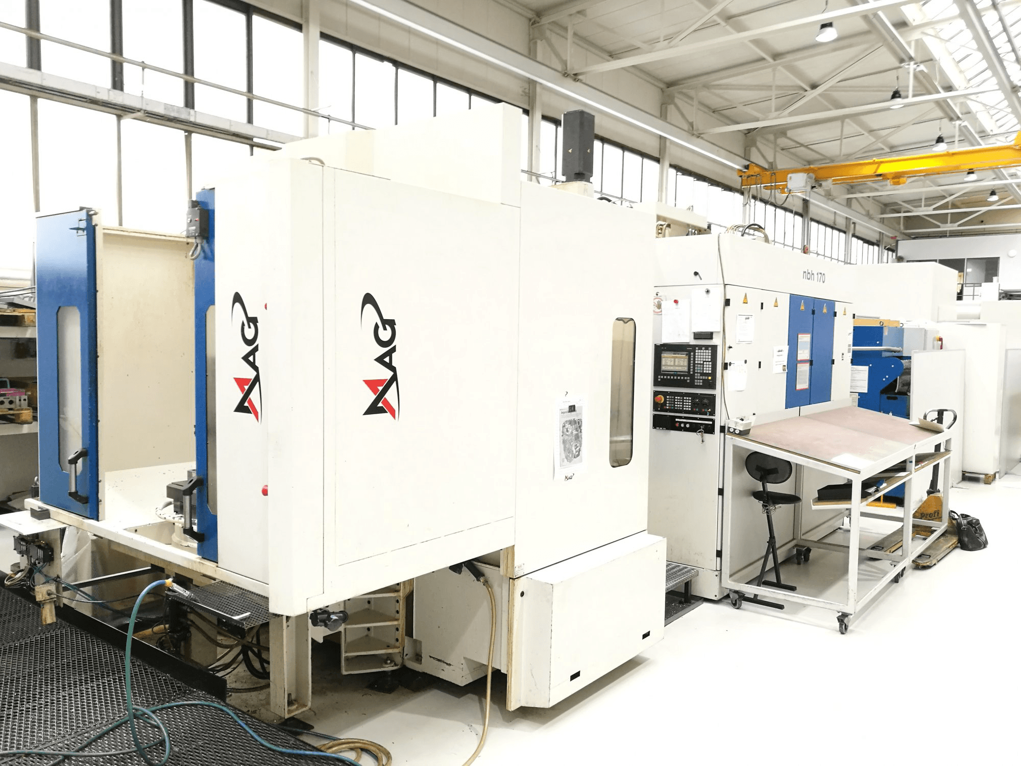 Hueller Hille NBH 170 Mašinos kairės pusės vaizdas