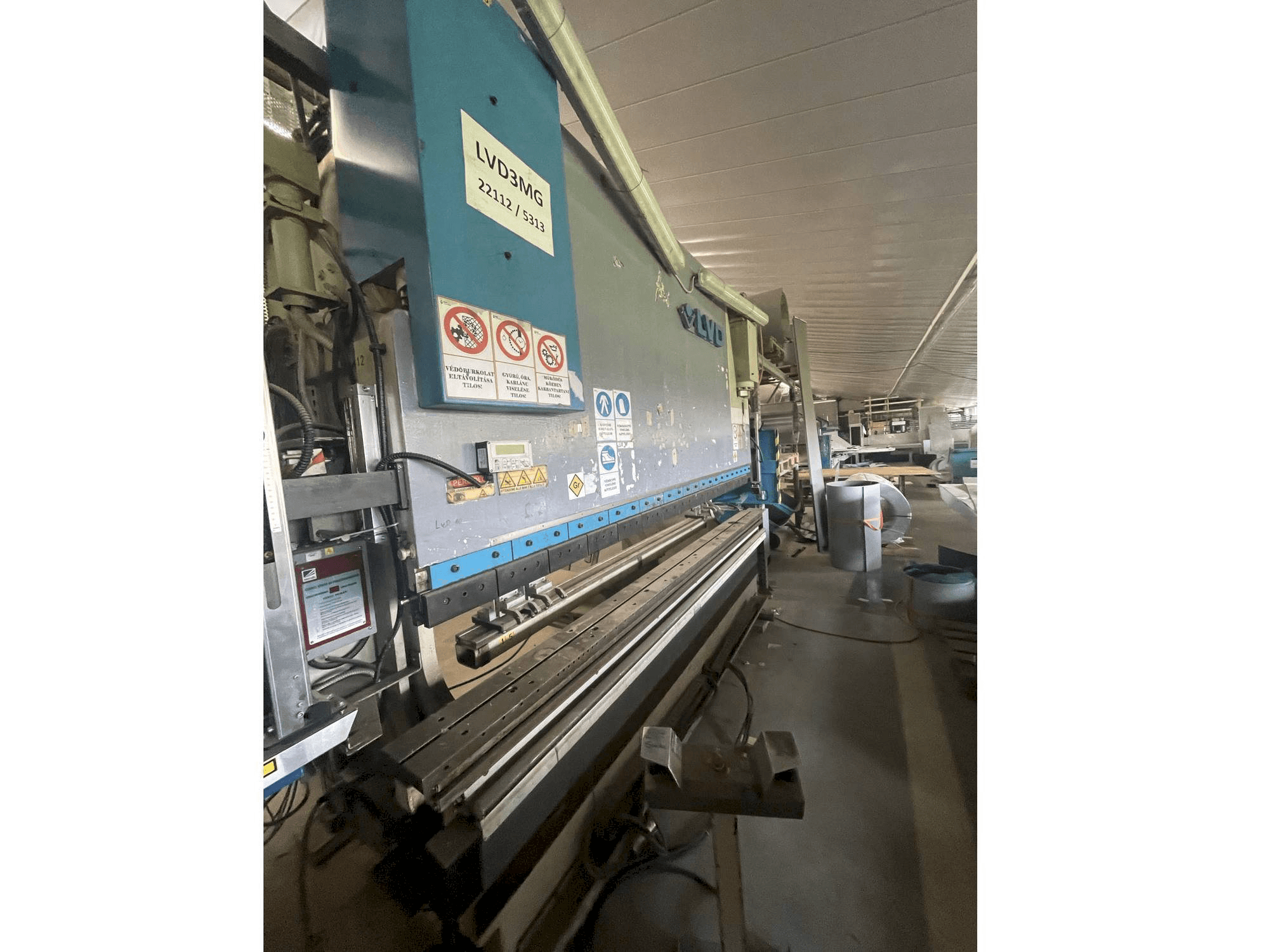 LVD Ppeb 110/30 Mašinos vaizdas iš priekio