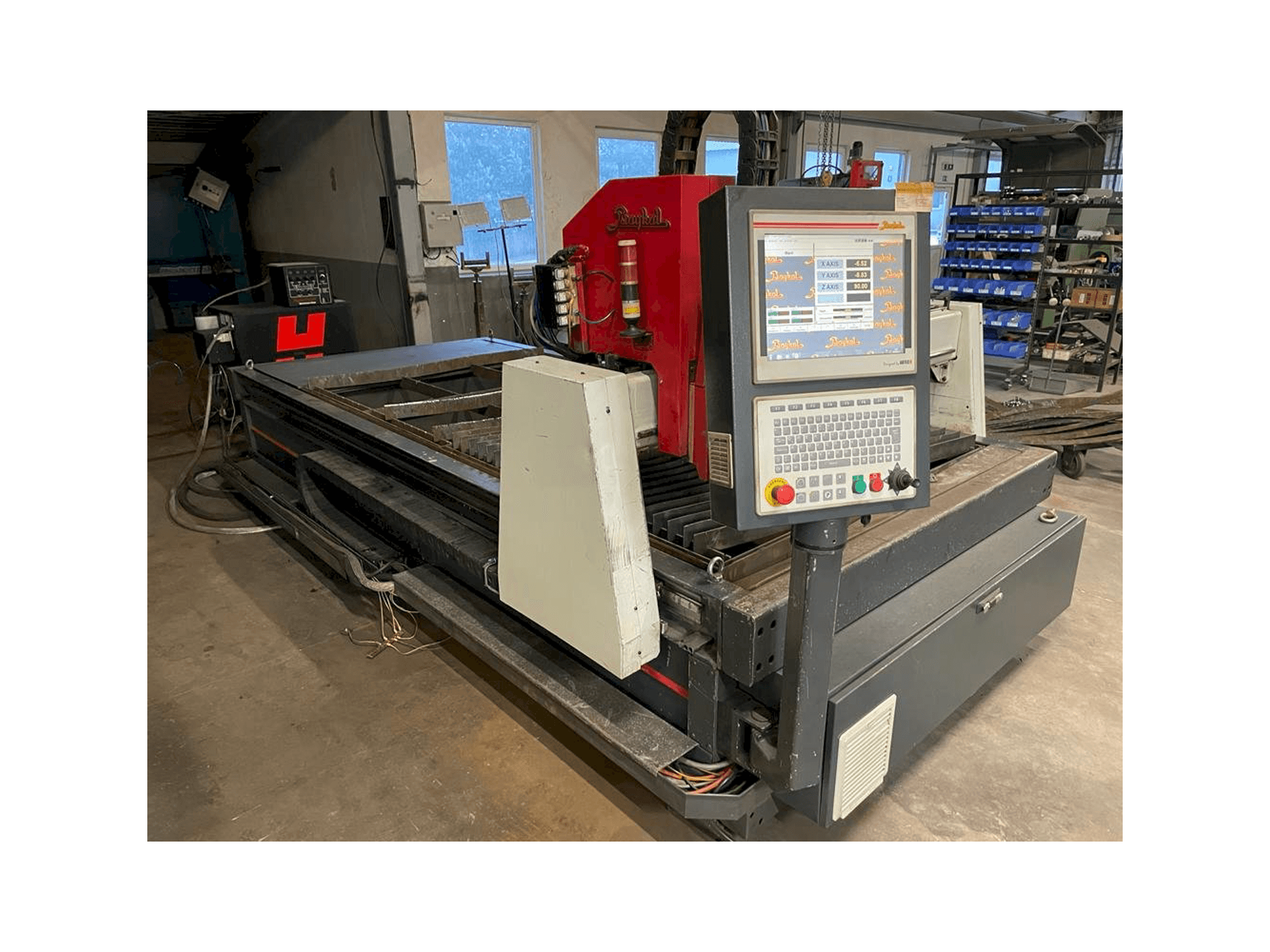 Baykal BPH 1503 + Hypertherm HPR 130 Mašinos vaizdas iš priekio