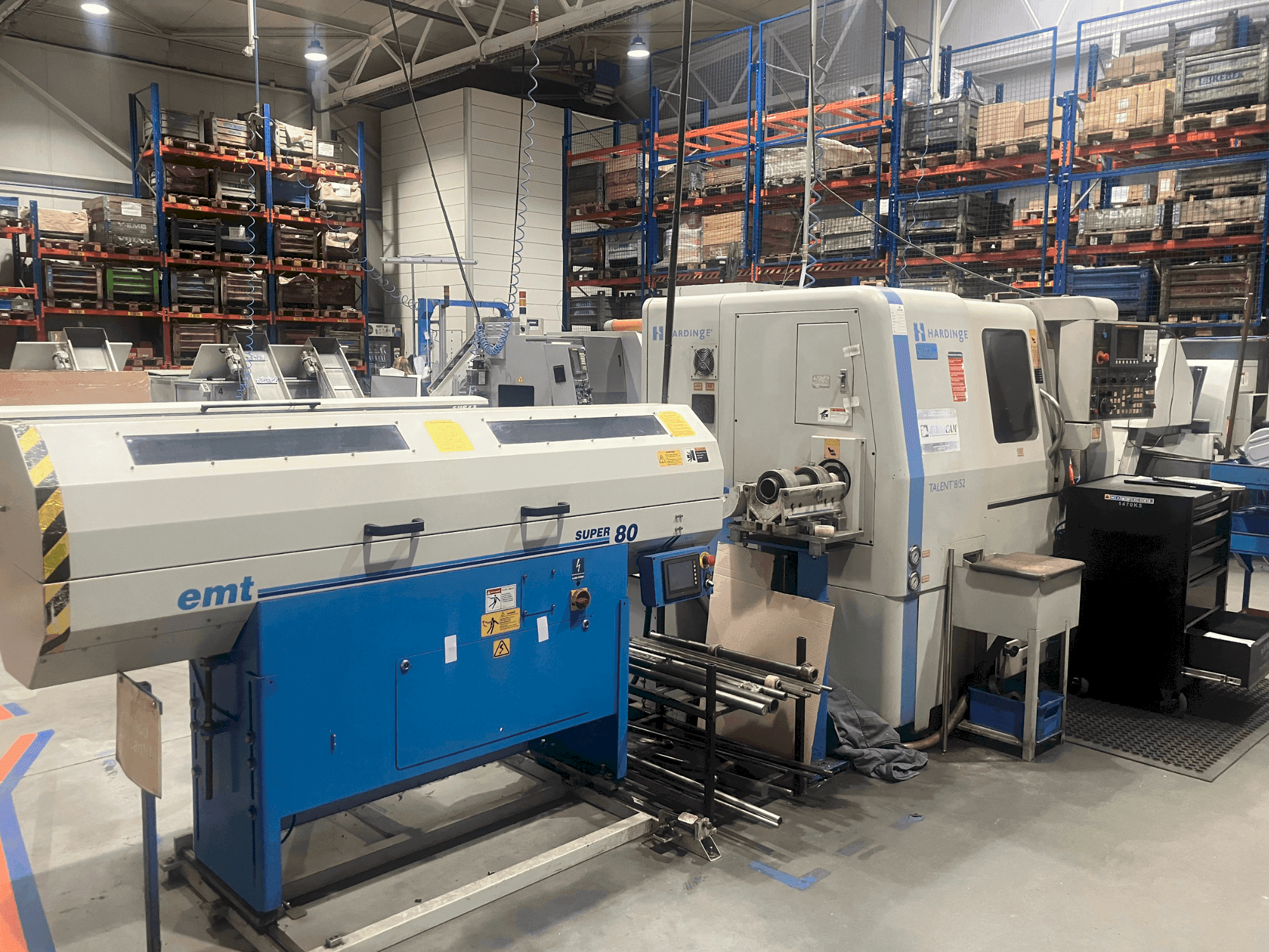 HARDINGE Talent 8/52 Mašinos vaizdas iš priekio