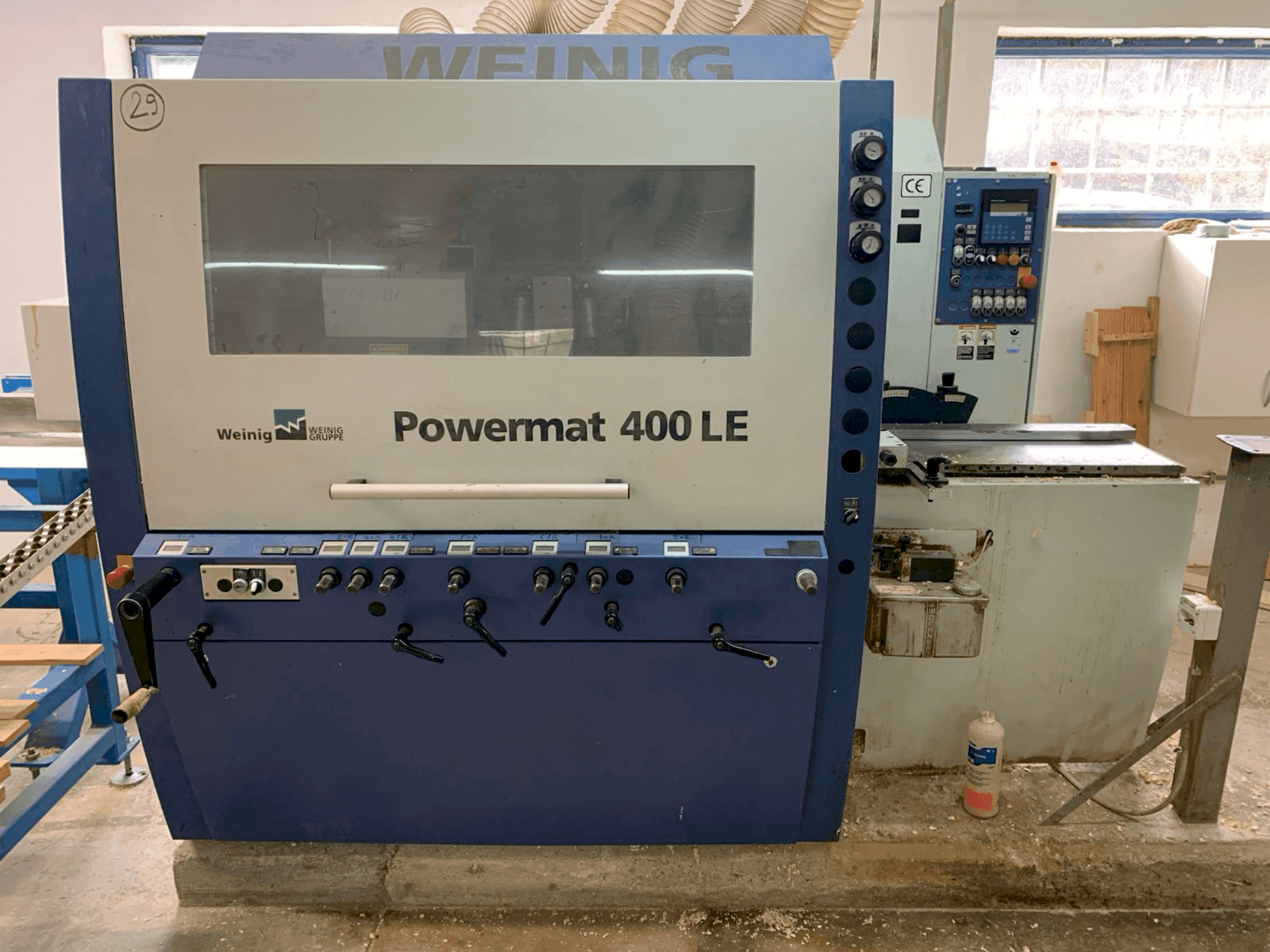 WEINIG / DIMTER POWERMAT 400LE Mašinos vaizdas iš priekio