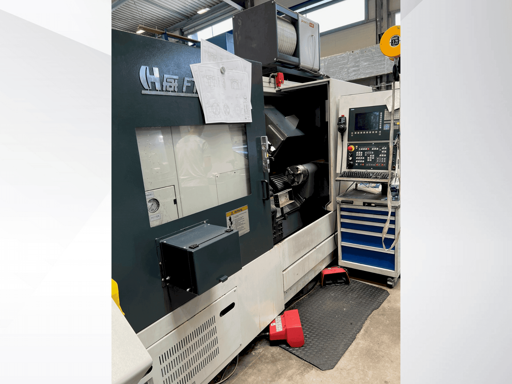 FAT FTM 165 Mašinos vaizdas iš priekio