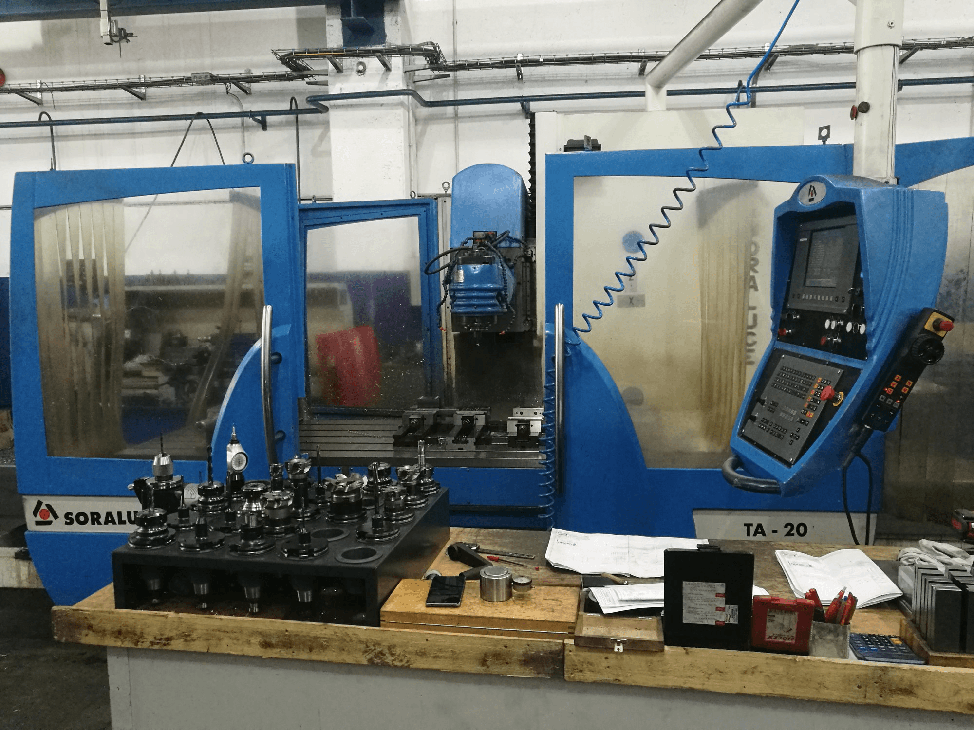 Soraluce TA-20 Mašinos vaizdas iš priekio