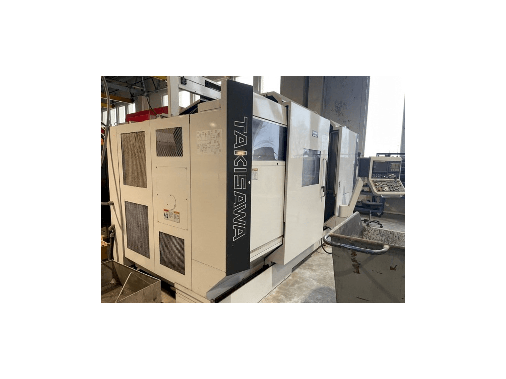 Takisawa TMM250-M3 Mašinos vaizdas iš priekio