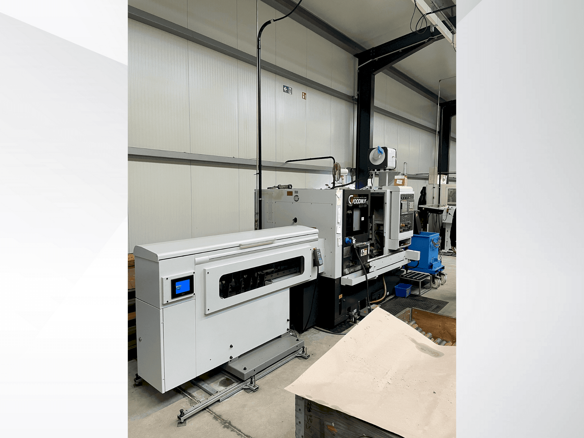 Goodway GLS-150 Mašinos vaizdas iš priekio