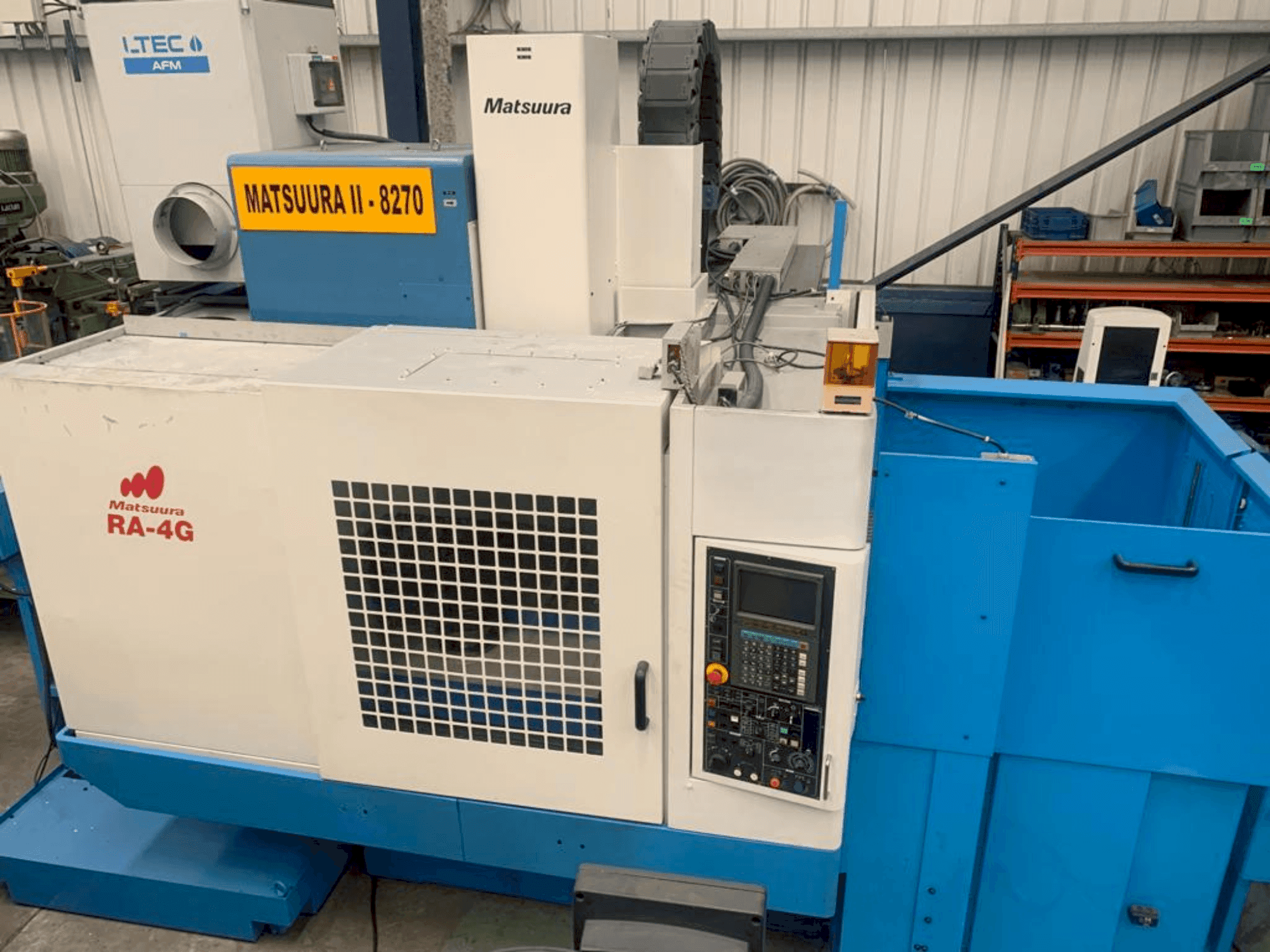 Matsuura RA-4G Mašinos vaizdas iš priekio