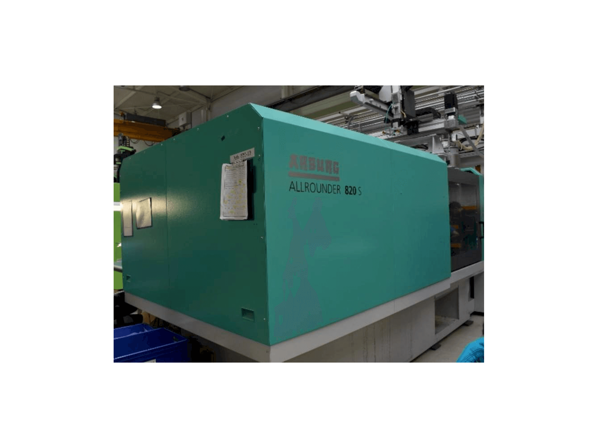 Arburg Allrounder 820 s 4000 - 800 Mašinos vaizdas iš priekio