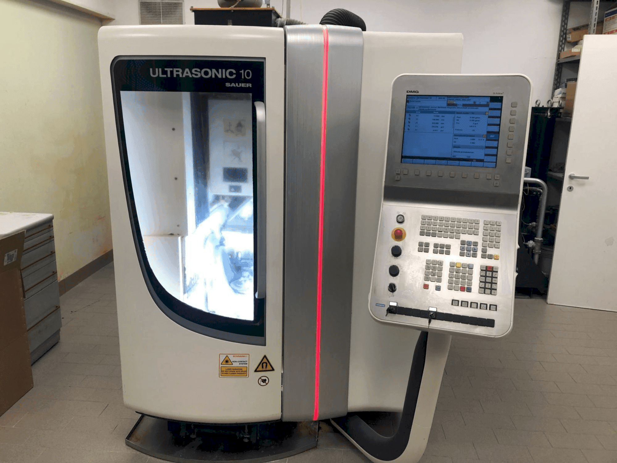 DMG SAUER ULTRASONIC 10 Sauer Mašinos vaizdas iš priekio