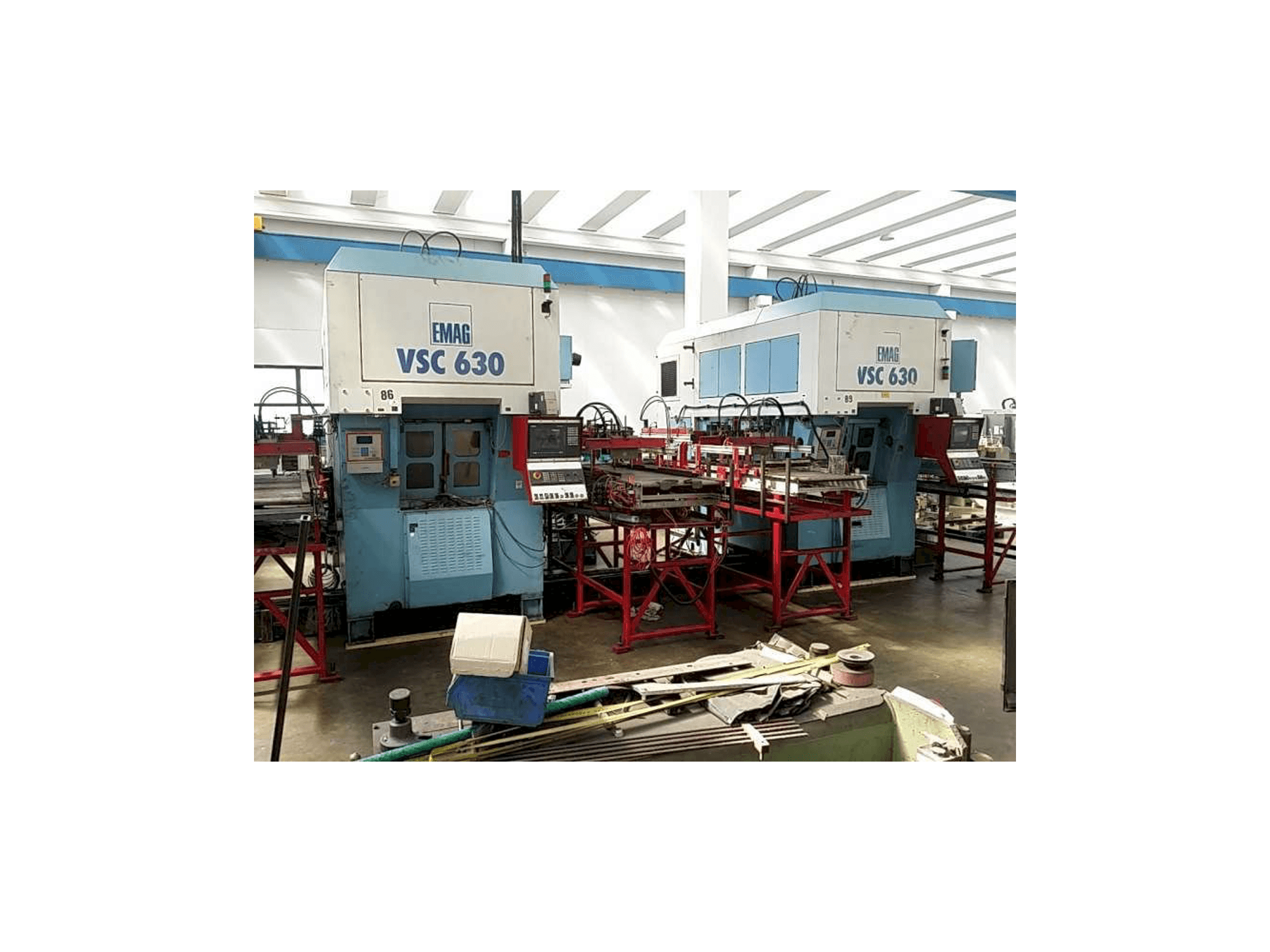 EMAG VSC 630 Mašinos vaizdas iš kairės pusės