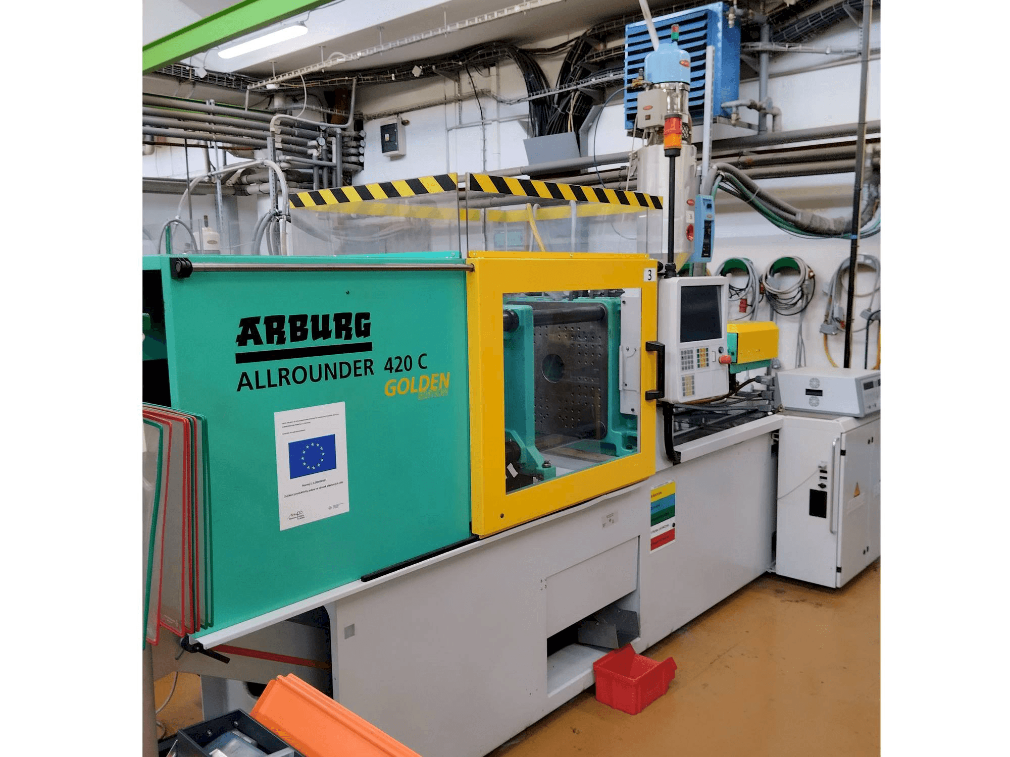 Arburg 420C 1000-290 Mašinos vaizdas iš priekio