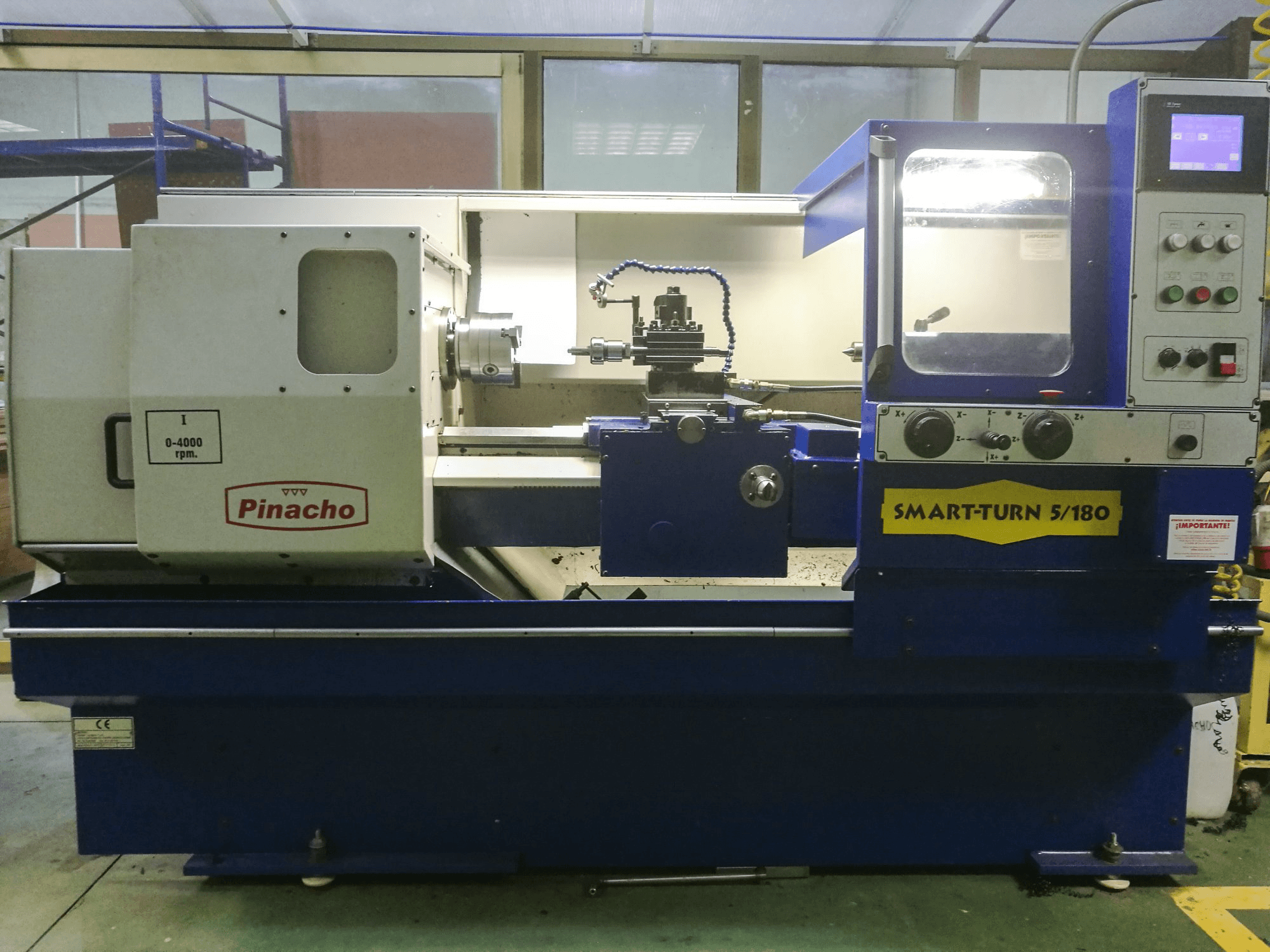 Pinacho Smart-Turn 5/180 Mašinos vaizdas iš priekio