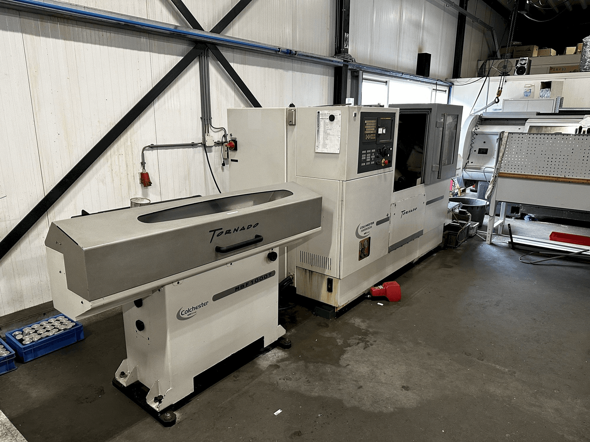 Colchester Tornado T2 Mašinos vaizdas iš priekio