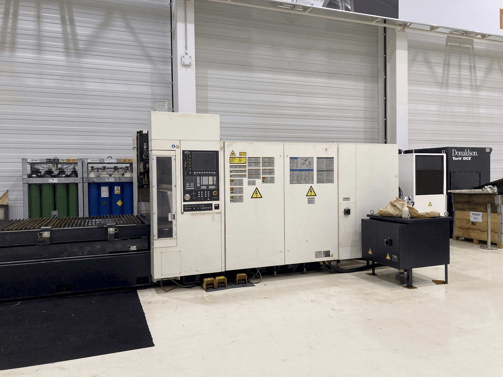 Mazak Super Turbo-X 510 MK III RTC Mašinos vaizdas iš priekio