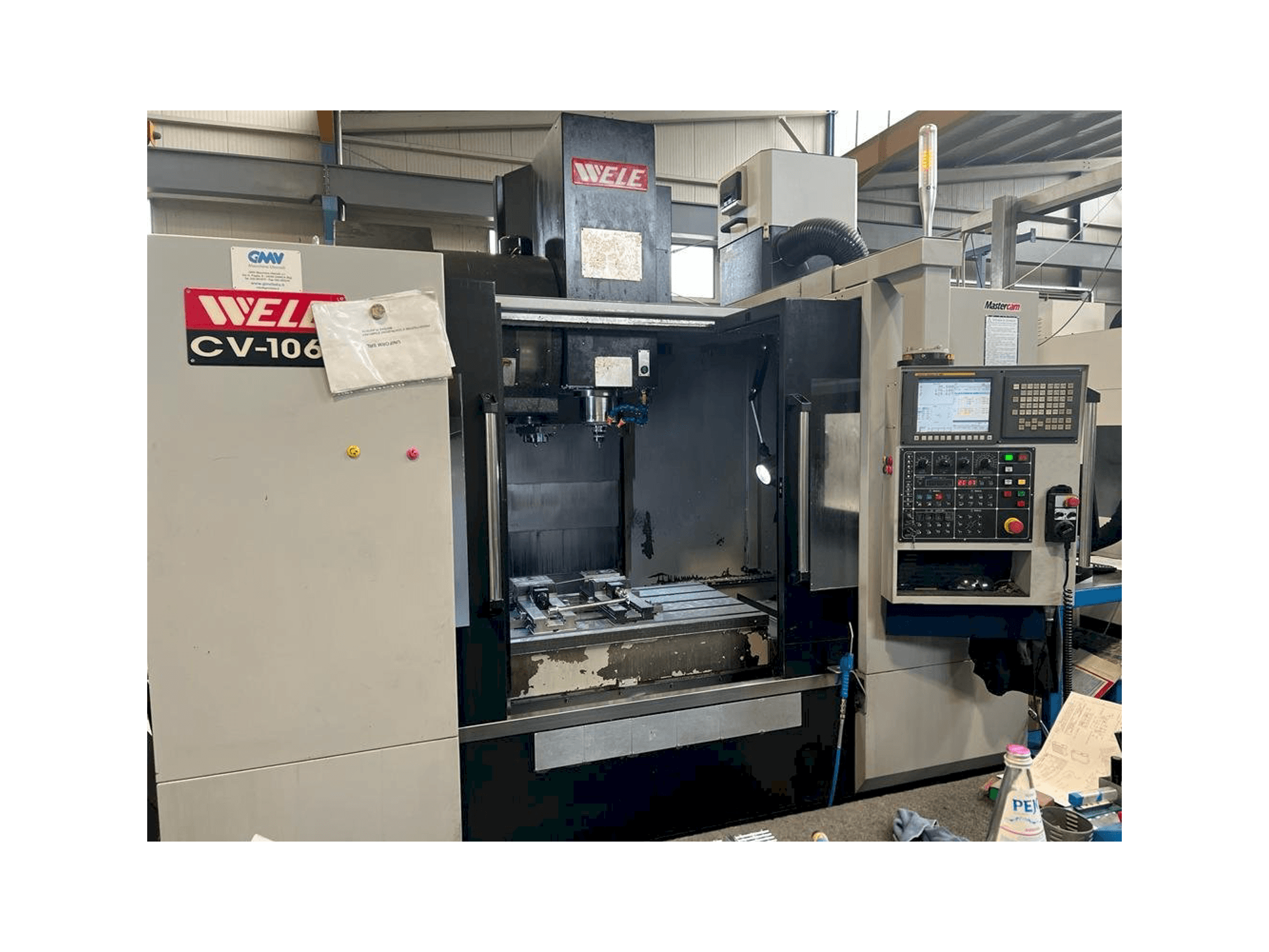 Wele CV 1060 Mašinos vaizdas iš priekio