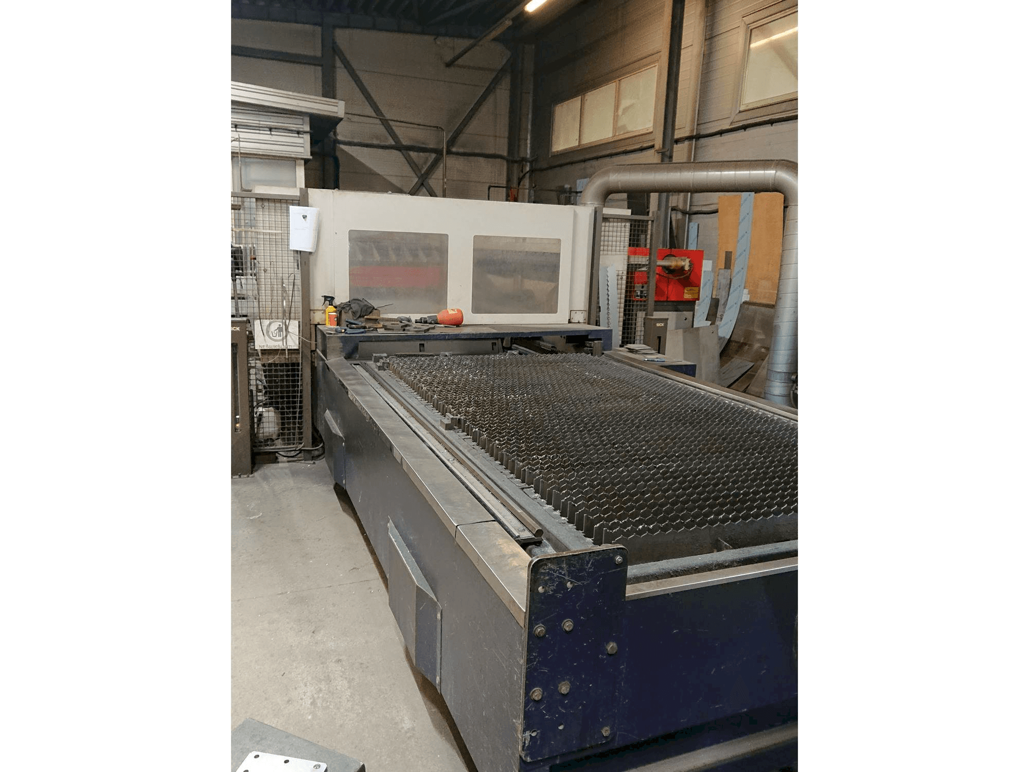 Bystronic Bysprint 3015 Bylaser 3000 Mašinos vaizdas iš priekio