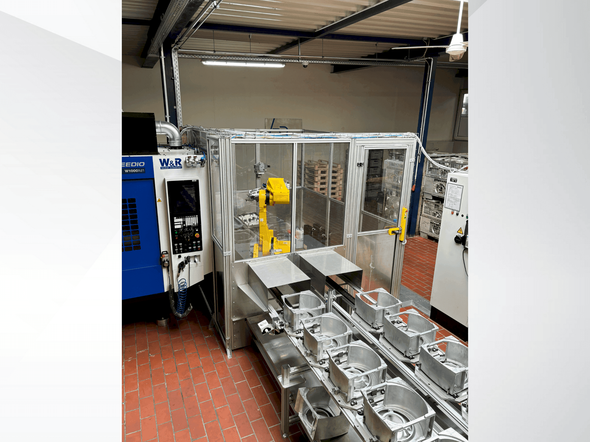 FANUC M710 iC 70 Mašinos vaizdas iš priekio