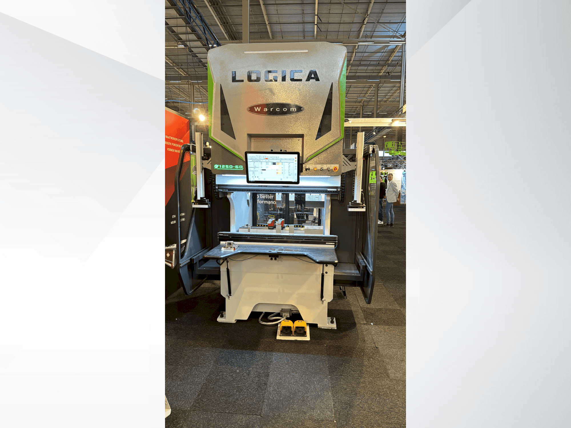 Warcom LOGICA 1250-60 Mašinos vaizdas iš priekio