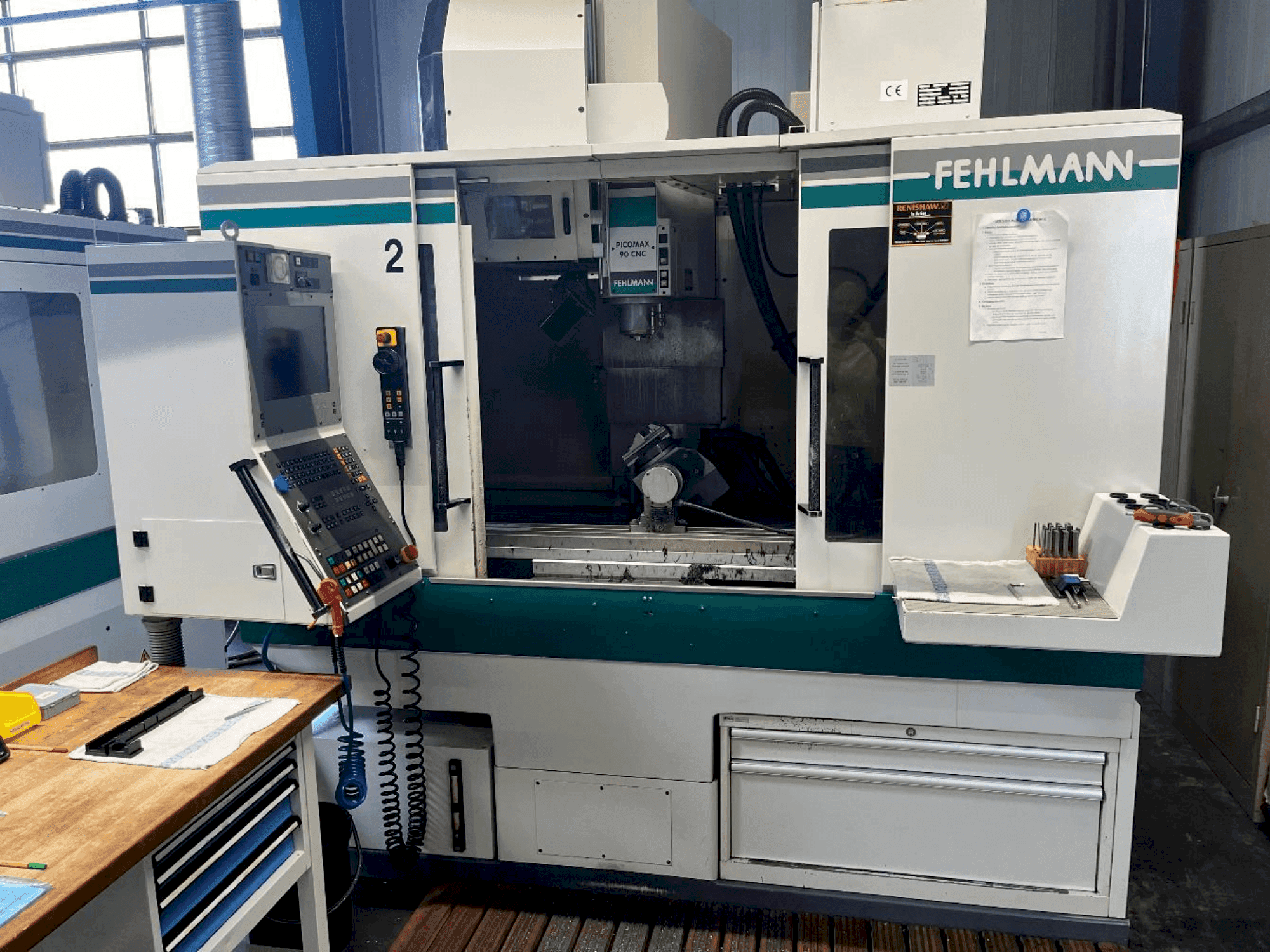 FEHLMANN Picomax 90 CNC Mašinos vaizdas iš priekio