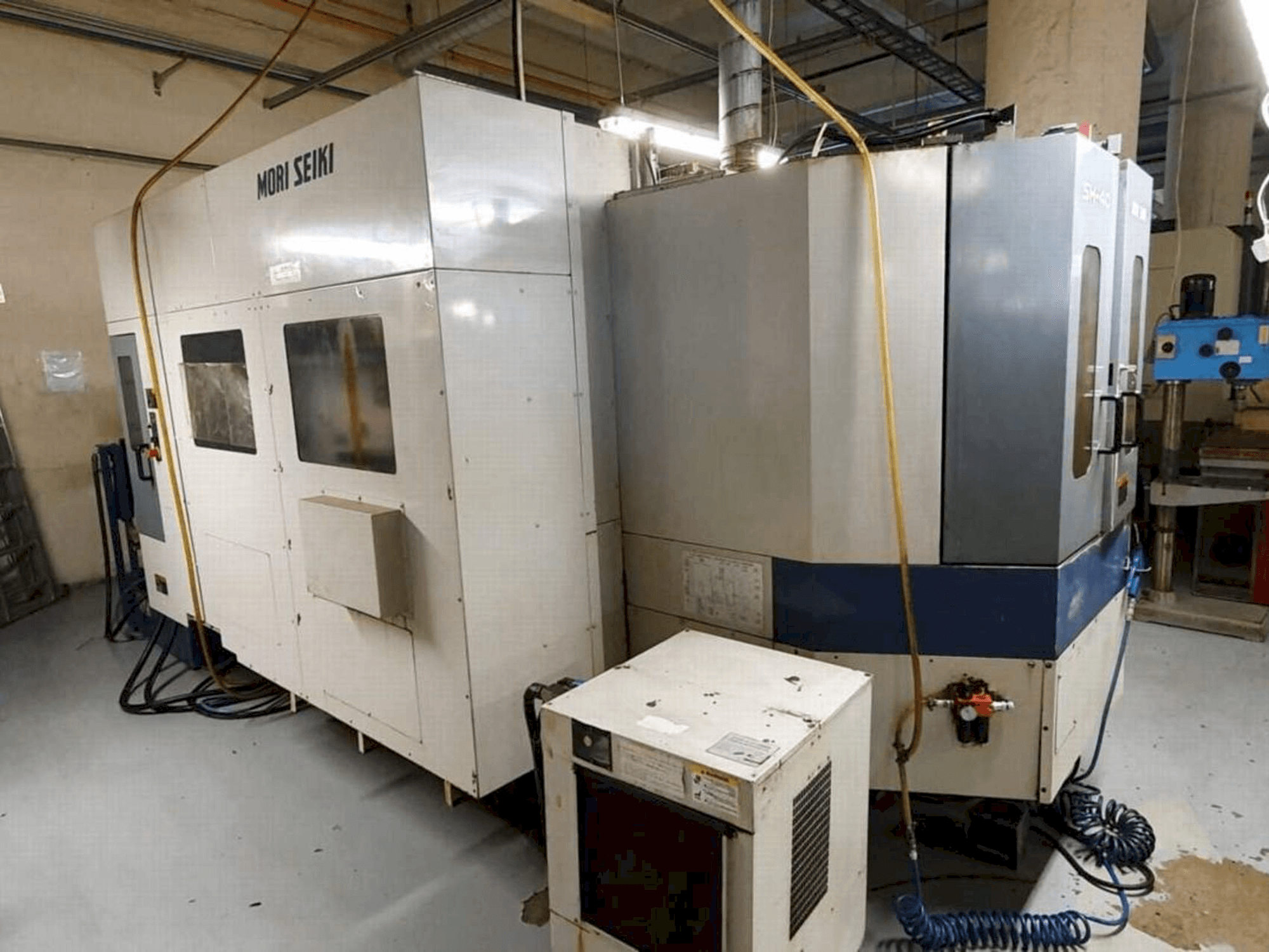 MORI SEIKI SH-40 Mašinos vaizdas iš priekio