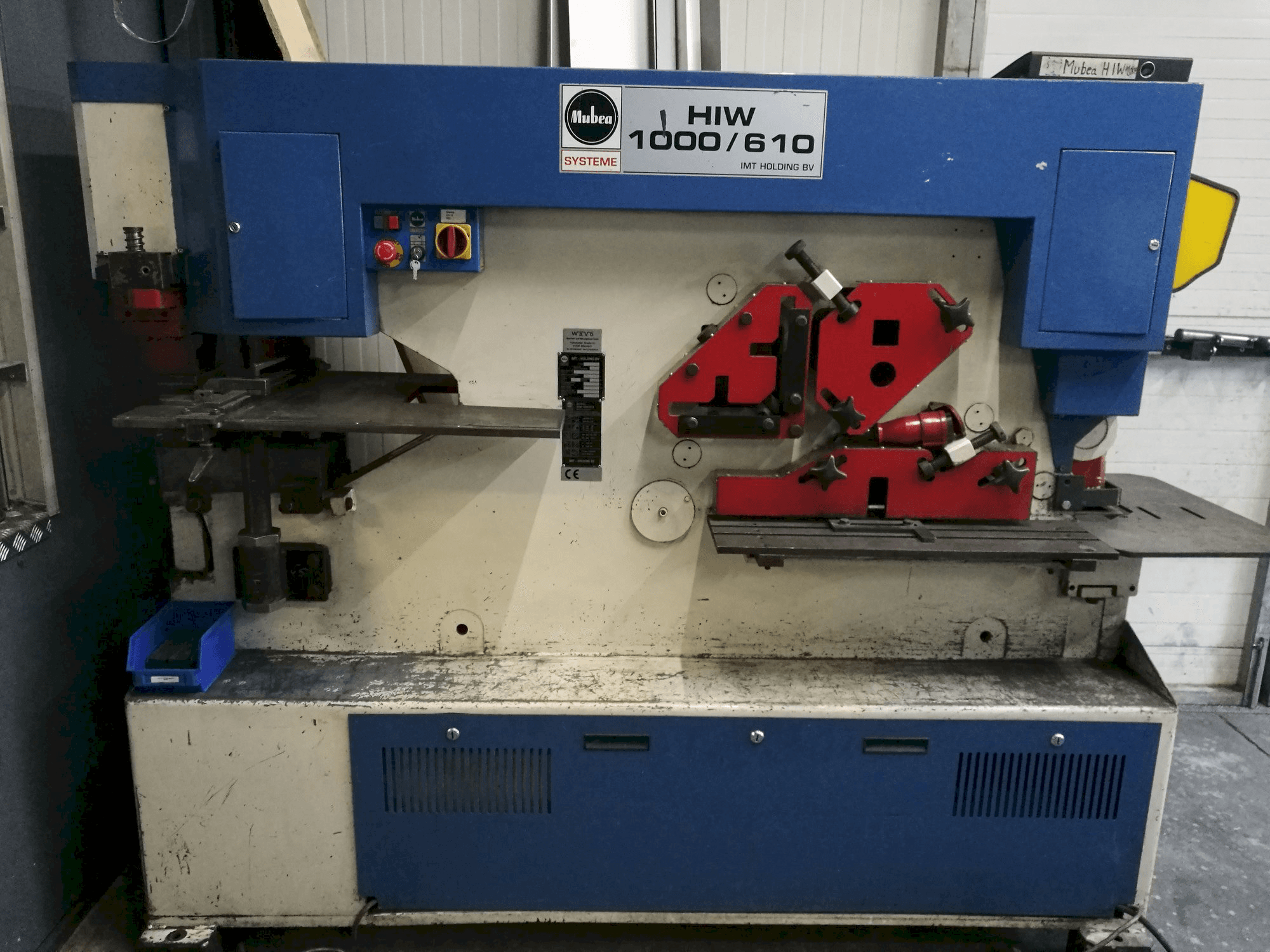 Mubea HIW 1000/610 Mašinos vaizdas iš priekio
