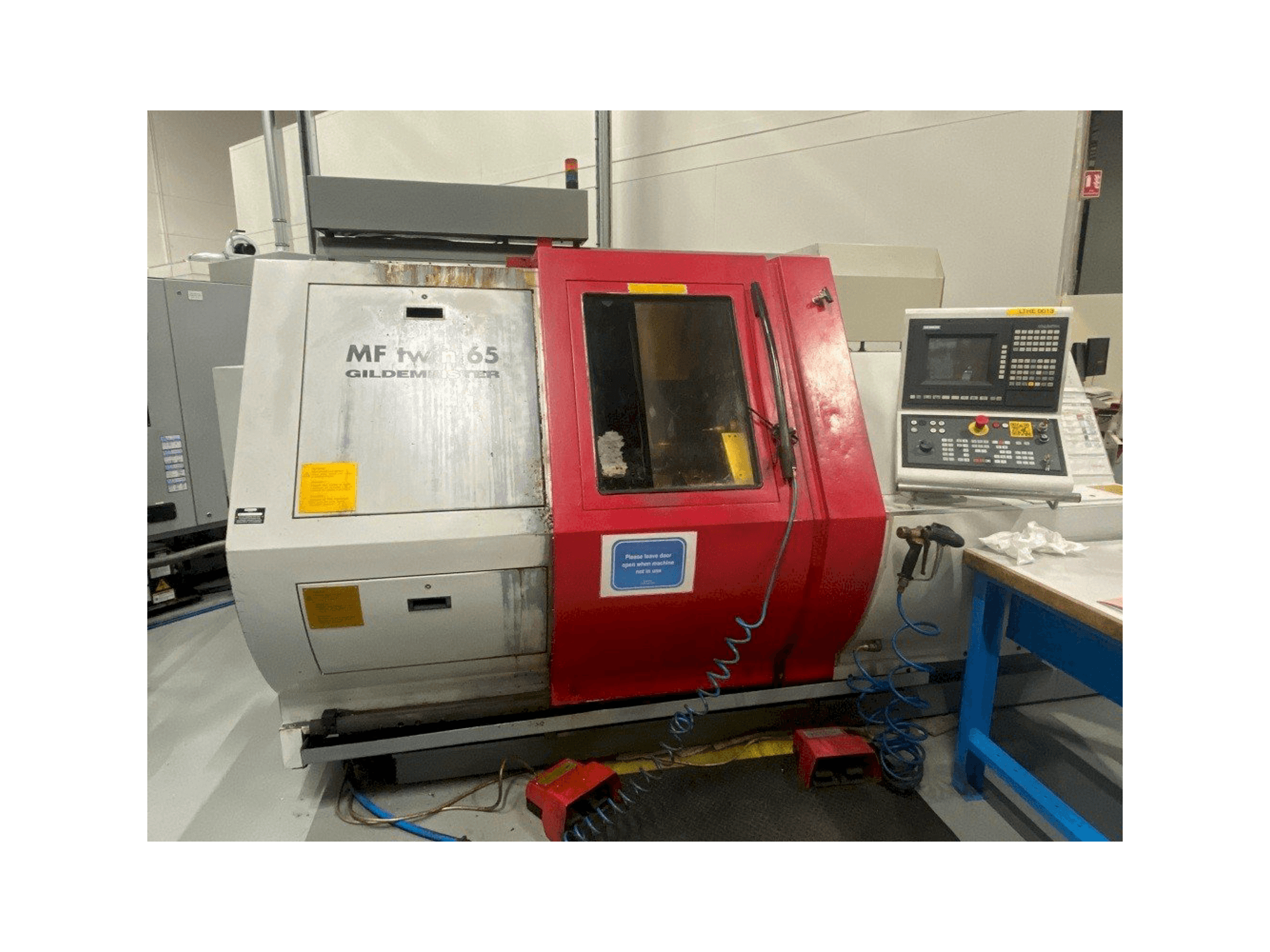 Gildemeister MF65 Twin Mašinos vaizdas iš priekio