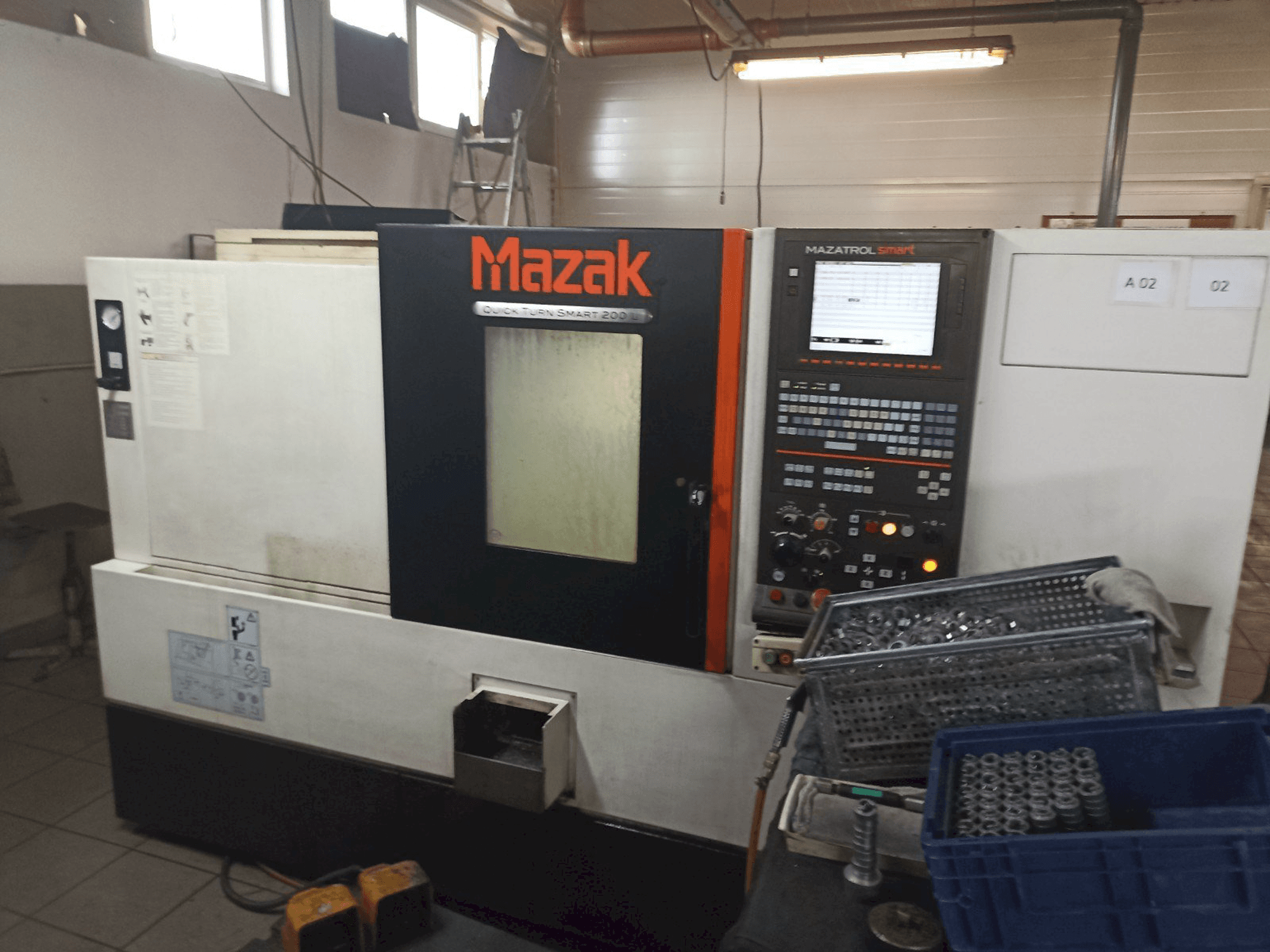 Mazak Quick Turn Smart 200L Mašinos vaizdas iš priekio