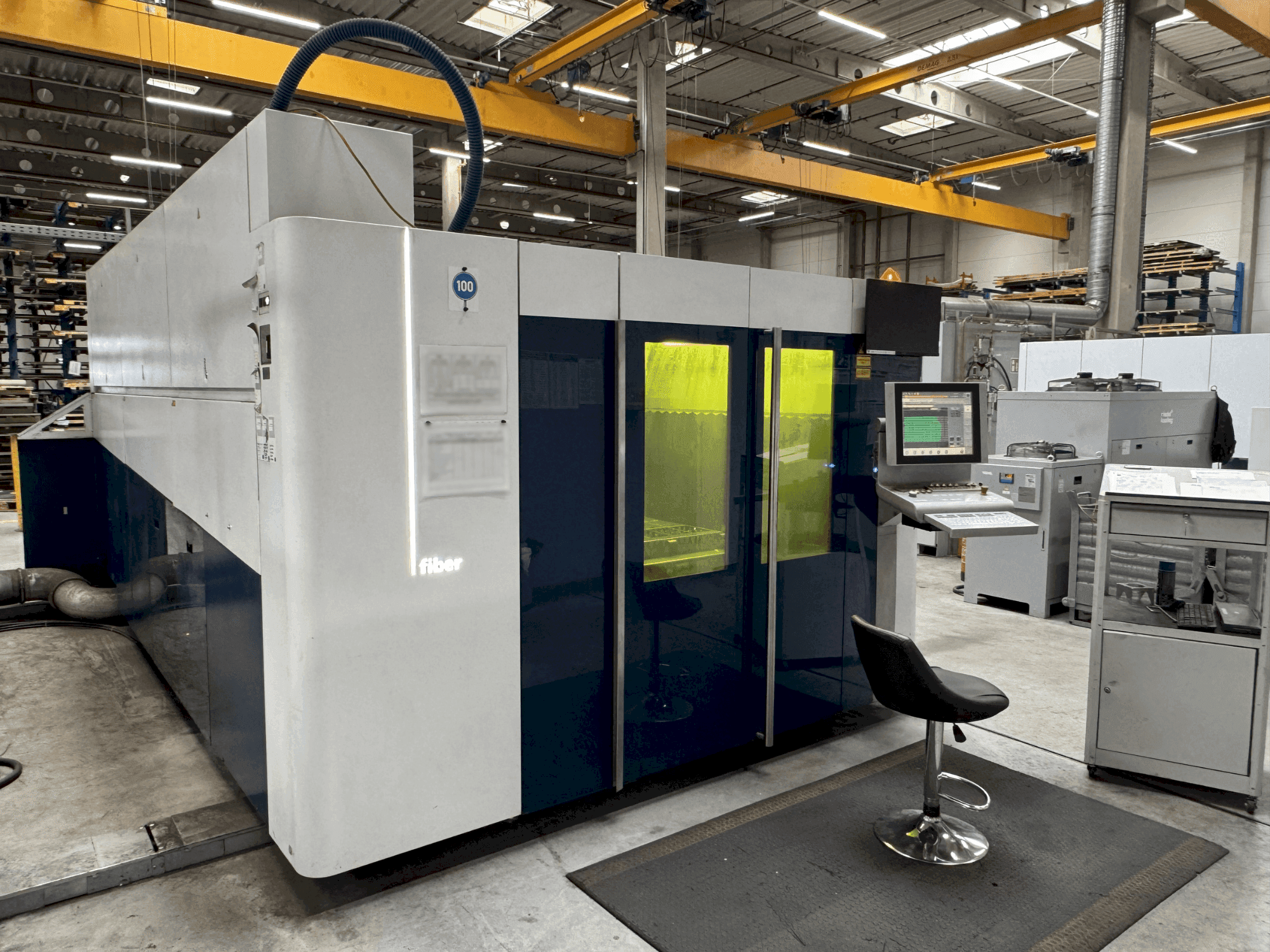 TRUMPF TruLaser 5030 Fiber Mašinos vaizdas iš priekio