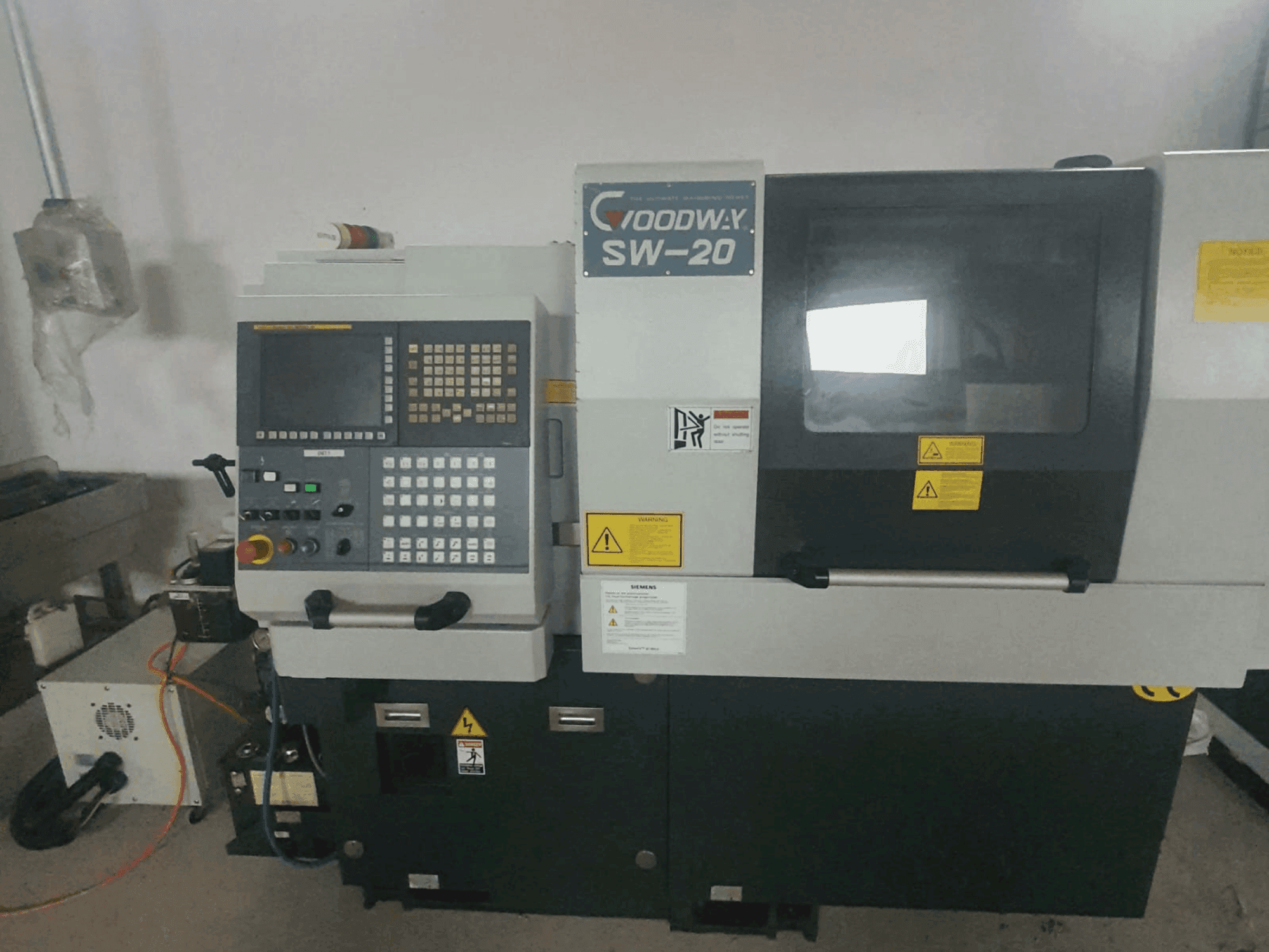 Goodway SW-20 Mašinos vaizdas iš priekio
