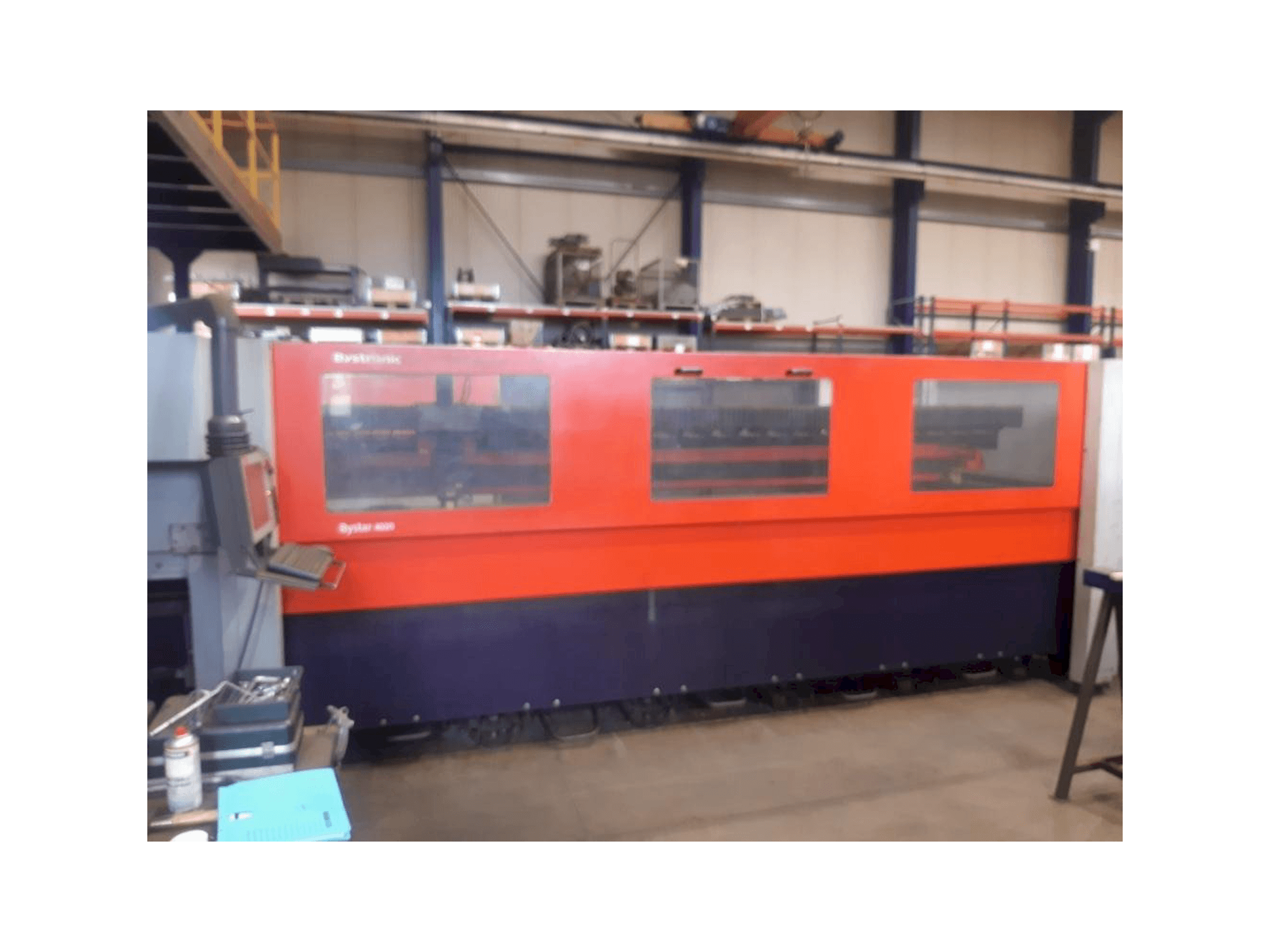 Bystronic Bystar 4020 Mašinos vaizdas iš priekio