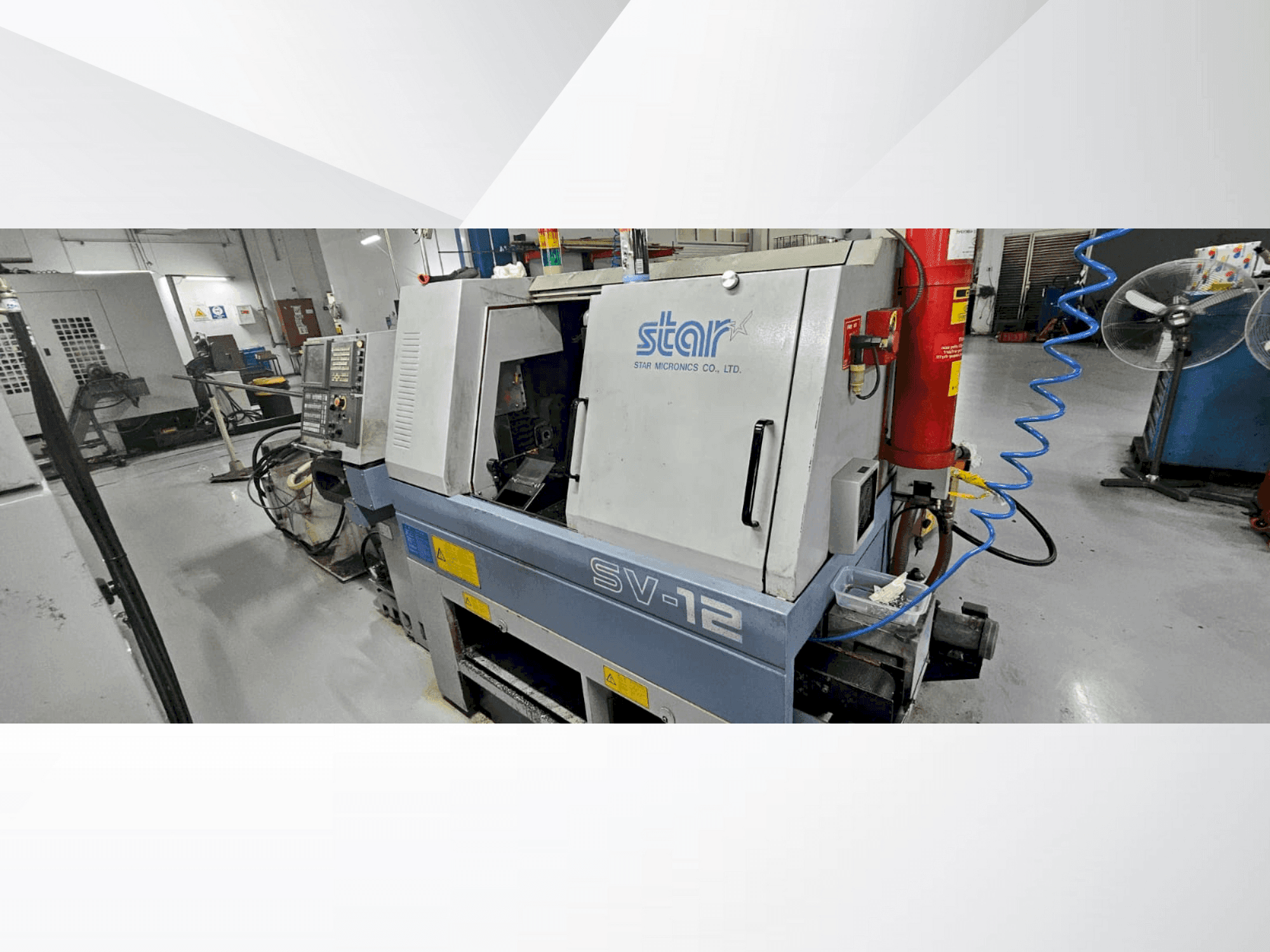 Star SV-12 Mašinos vaizdas iš priekio